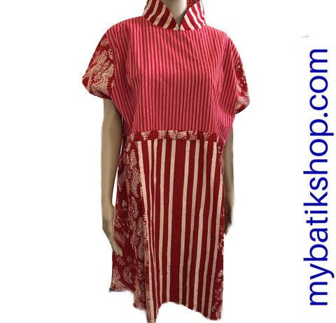 Marissa Red Lurik and Tulis Dress