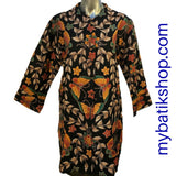 Batik Plus Butterfly Print Blazer