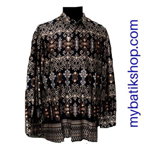 Batik for Men Semi Silk Sogan Long-sleeves