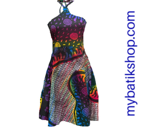 Batik Tulis Halter Dress